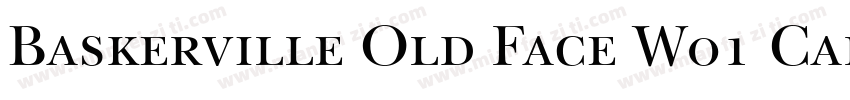 Baskerville Old Face W01 Caps字体转换